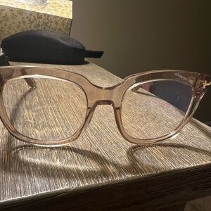 Tom Ford Cream Glasses Modern Design
